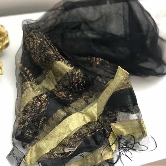 NWT| Silk Sheer Shawl/Scarf - Picture 2 of 8